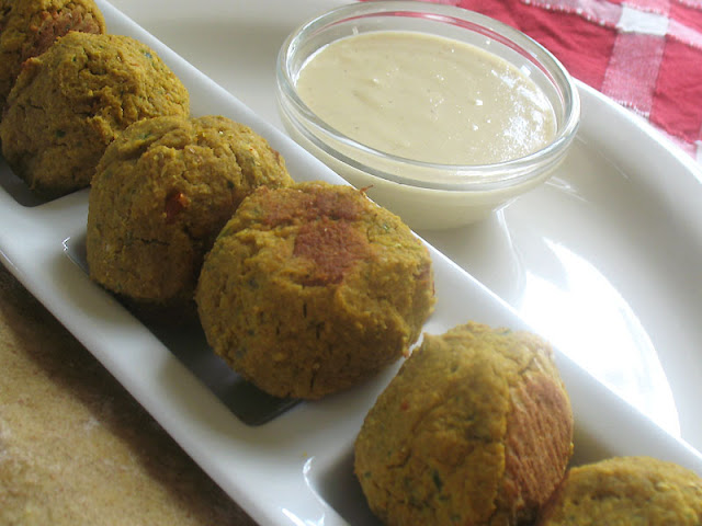 Baked Pumpkin Falafel