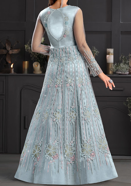 <img src="deshibesh.com" alt="Swagat Snow White Party Wear Anarkali Suit">