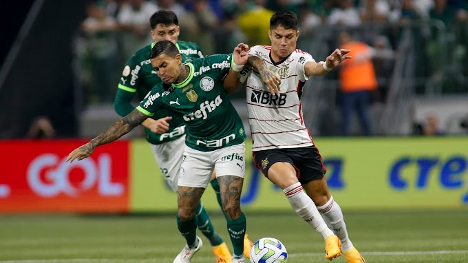 Palmeiras sai na frente, mas Flamengo reage e mantém tabu no Brasileirão