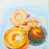 How to Paint Watercolor Bread step by step