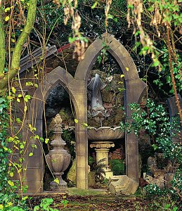 Insomniacs Attic: Gothic Garden Decor on a Beer Budget