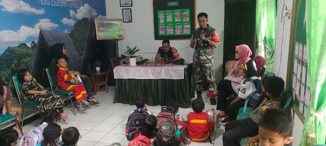 Profesi Tentara Nasional Indonesia (TNI) Masih Menjadi Idola Anak-anak Paud