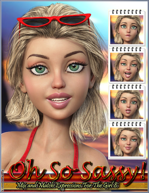 https://www.daz3d.com/oh-so-sassy-mix-and-match-expressions-for-the-girl-8-and-genesis-8-females