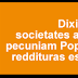 Pecunia Populi et societates argentariae