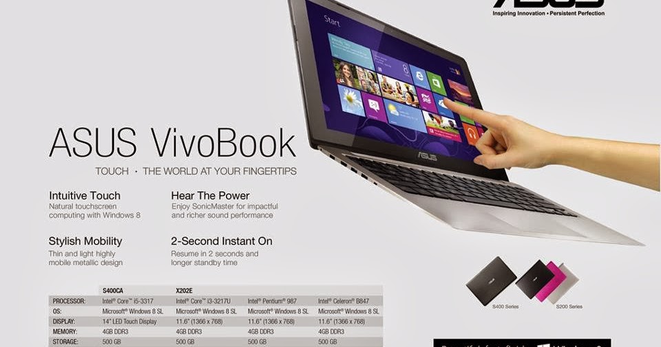 Daftar Harga Laptop Asus Vivobook Terbaru 2013  Info 