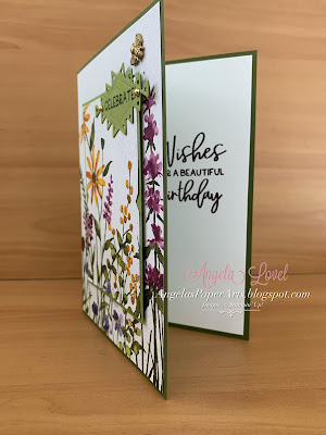 Angela's PaperArts: Stampin Up Dainty Flowers and Desert Details birthday card