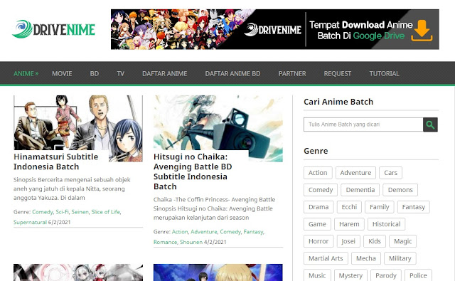 5 Situs Nonton dan Download Anime 2