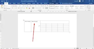 Cara Membuat Tulisan vertikal di Tabel Microsoft Word