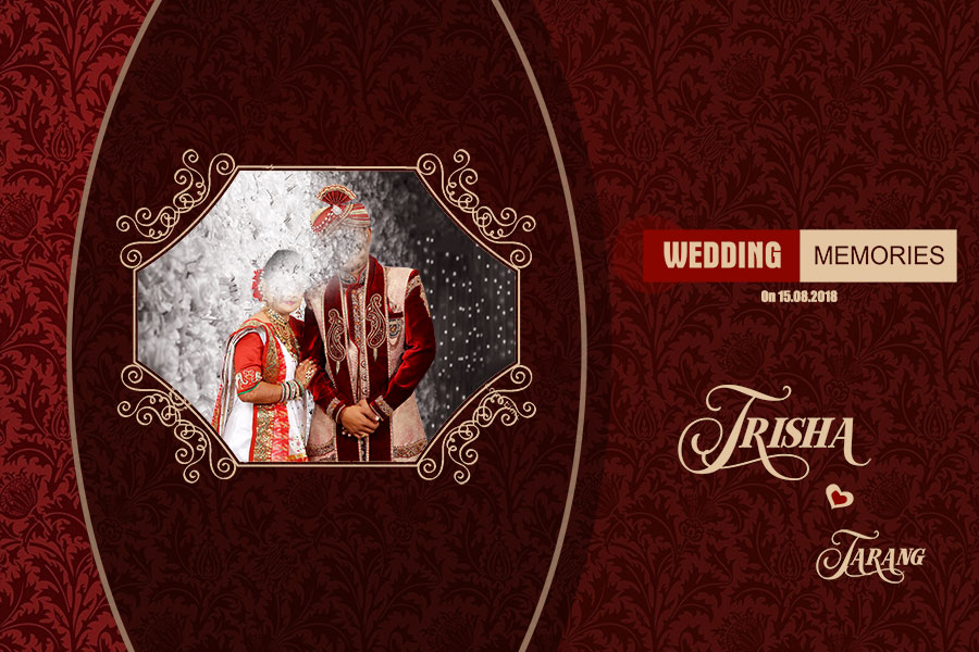 Marriage Album Cover PSD Designs