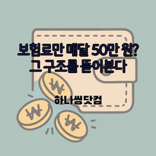 보험료만 매달 50만 원? 👉 그 구조를 뜯어본다