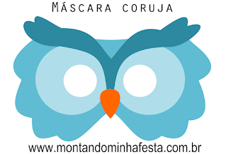 Owls Free Printable Masks.