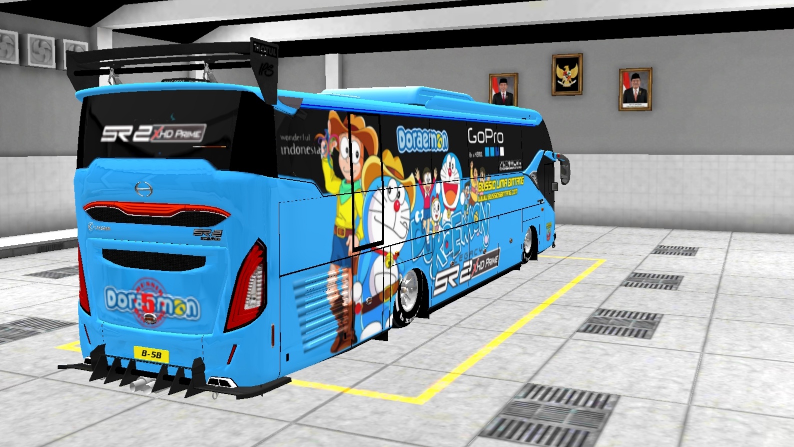 Livery Bussid Arjuna Xhd Doraemon - livery truck anti gosip