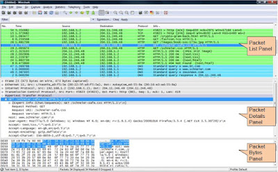 sniffing pada wireshark