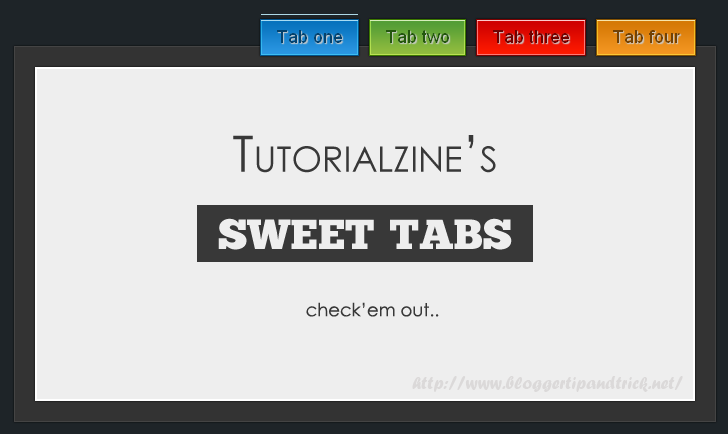 I21 Amazing jQuery Tabs Collection by BloggerTipAndTrick