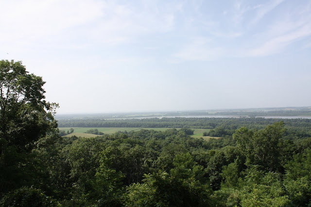 View from the overlook on the scenic drive at Pere Marquette