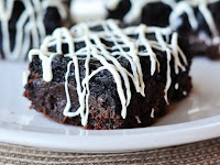 OREO TRUFFLE BROWNIES