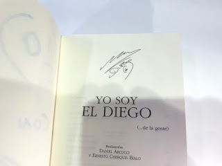 Buku Tanda Tangan Diego Armando Maradona Yo Soy El Diego De La Gente MRD001