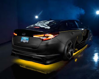  on Cars Comara  Kia Batman Themed Optima