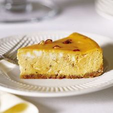 Hazelnut, White Chocolate, and Pumpkin Cheesecake Recipe