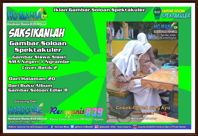 Iklan Gambar Soloan Spektakuler - Gambar Siswa-Siswi SMA Negeri 1 Ngrambe Cover Batik 2 20-8
