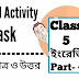Model Activity Task class 5 English Part 4 Answer