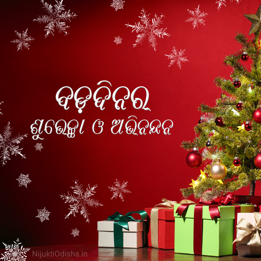 Merry Christmas 2022 Odia Greetings (Bada Dina)