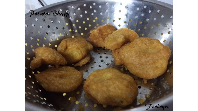 Potato Bhajji / fitters with leftover potatoes 