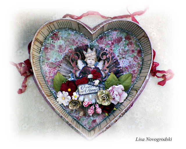 altered heart box by Lisa Novogrodski for Scraps of Darkness using the January Beloved kit