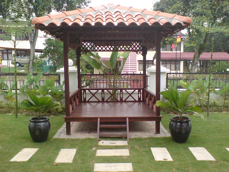 gazebo, harga gazebo, design gazebo, gazebo hiasan, cara hias rumah, landskap, cara hias landskap, cara hias taman rumah,