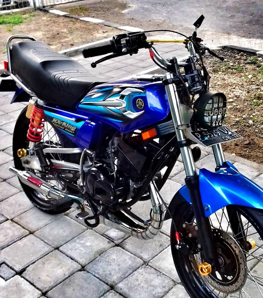 Gambar Motor  RX  King  Biru  Hobi RX  King 