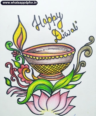 diwali drawing pictures