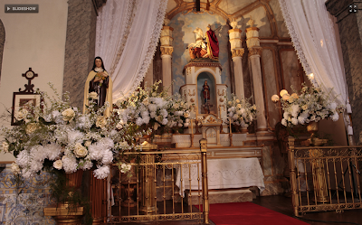 Altar da Igreja de São Sebastião na novela Gabriela, da Rede Globo