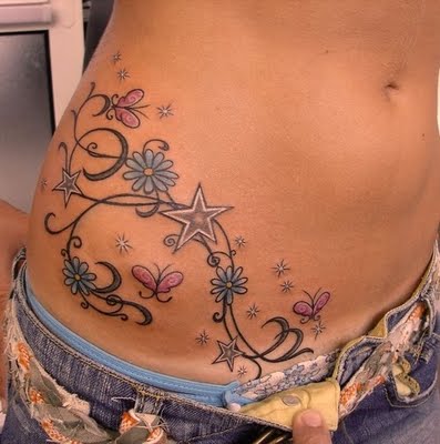 Tattoo Designs on Fuente  Http   25tattoo Blogspot Com 2012 01 Tatuaje Flores Mariposas