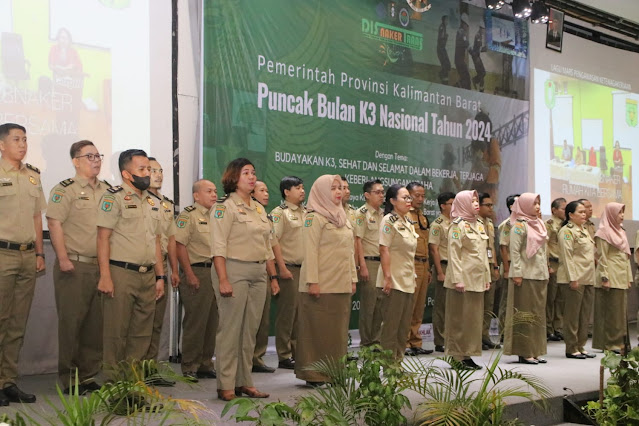 Pemprov Kalbar Gelar Acara Bulan K3 Nasional Tahun 2024, Fokus Keselamatan dan Kesehatan Kerja