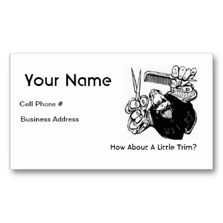 Barber Business Cards