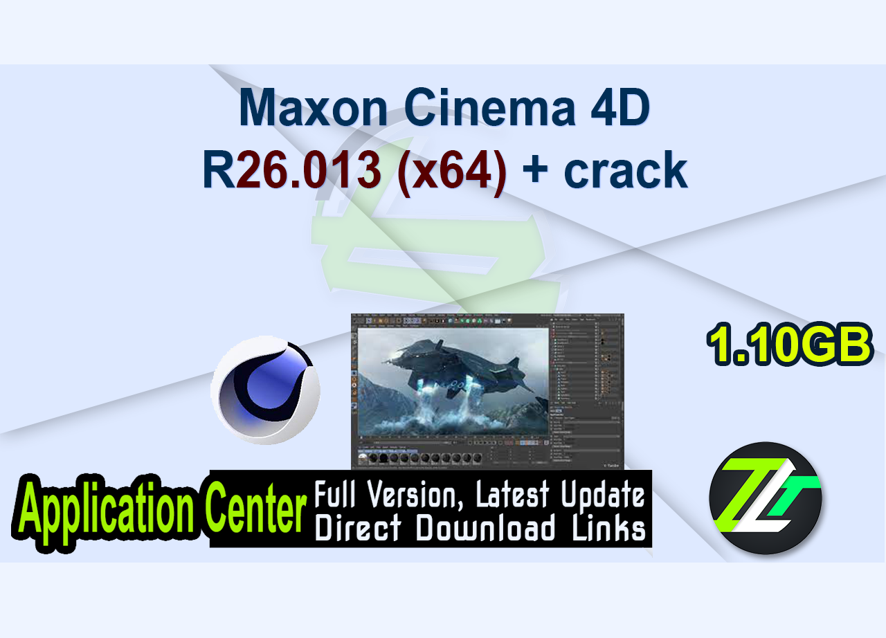 Maxon Cinema 4D R26.013 (x64) + crack