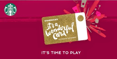 Starbucks It’s A Wonderful Card Ultimate Giveaway