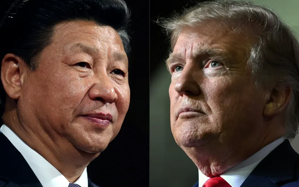 Lãnh đạo Trung Quốc, Tập Cận Bình, và Tổng thống Hoa Kỳ Donald Trump