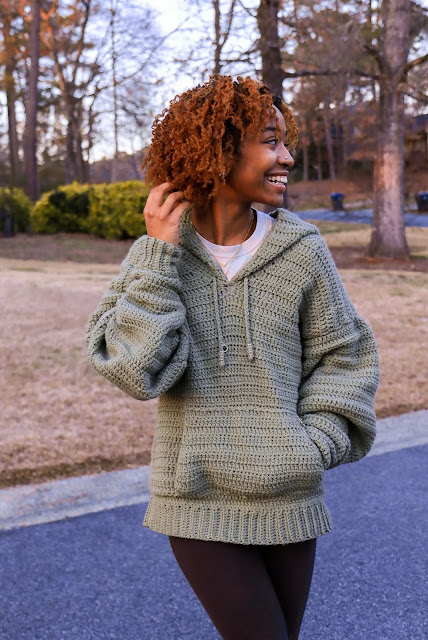 crochet hoodie