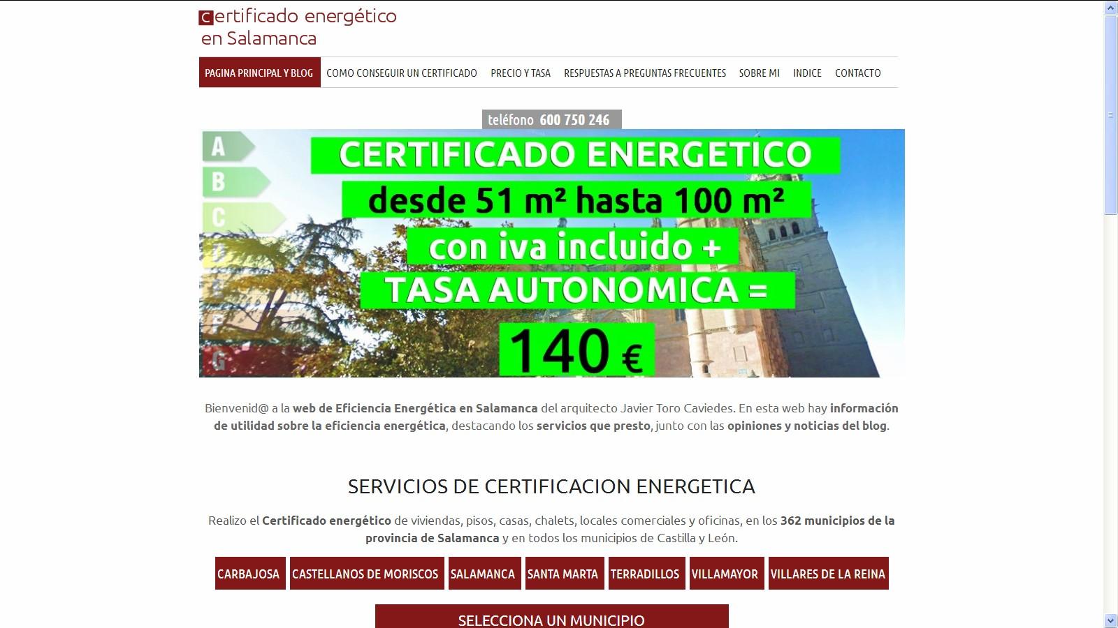 certificado de eficiencia energetica en salamanca