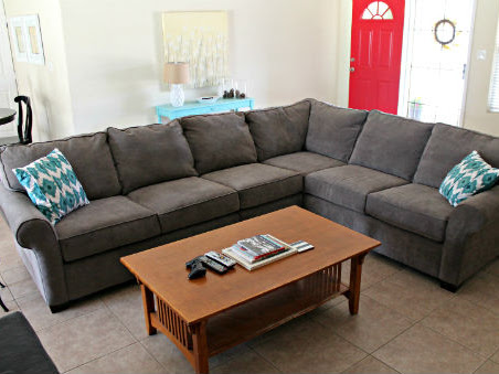 Charcoal Gray Sectional