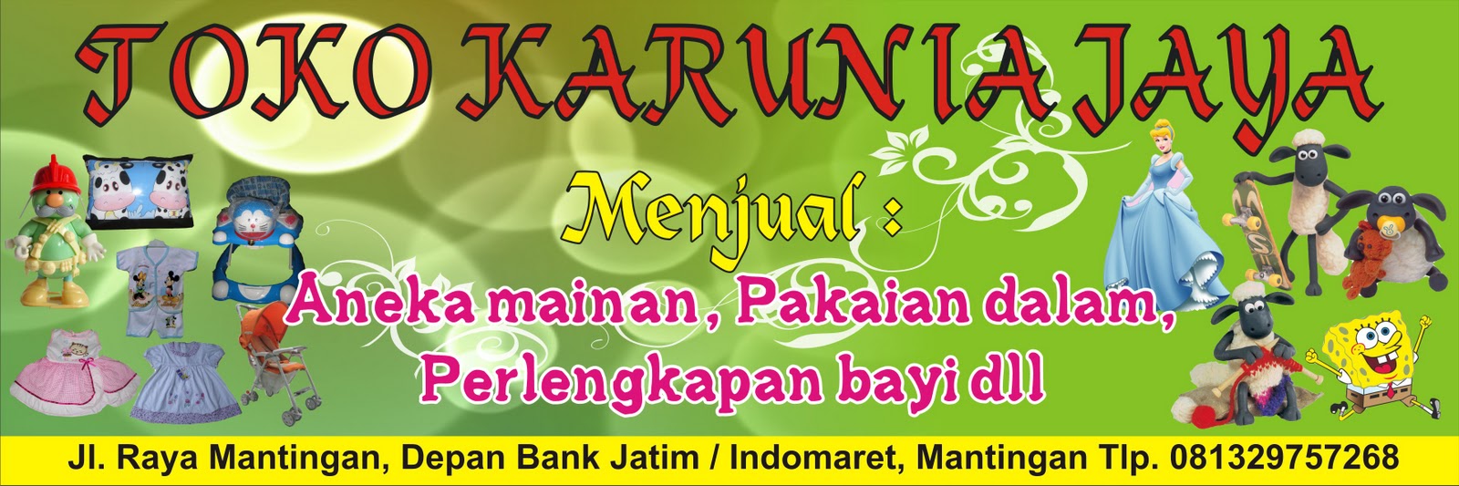 BIRU advertising: Spanduk MMT