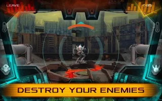 Screenshots of the Mechs warfare for Android tablet, phone.