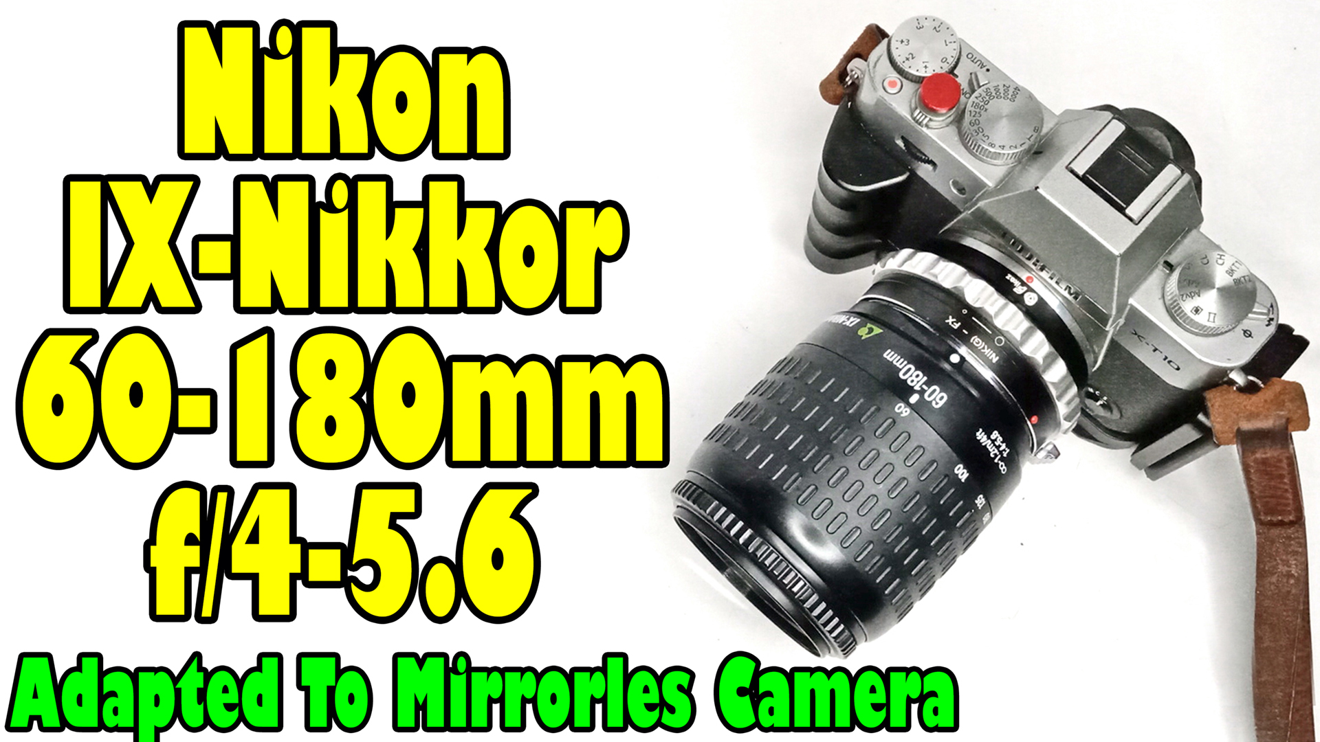 Nikon IX-Nikkor 60-180mm f/4-5.6 (Black/Early Version, 1996-1998)