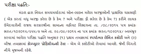 Chemical Assistant Exam Pattern Gujarat