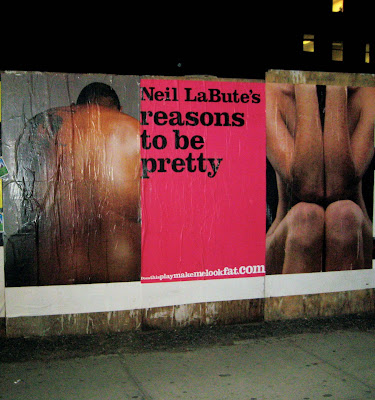  these posters popping up throughout the city - Reasons to be Pretty, 