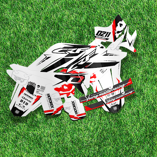 STIKER DECAL SUPERMOTO CRF