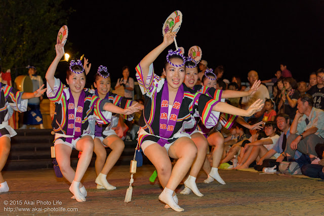 飛鳥連 成増阿波おどり 女性の団扇踊り