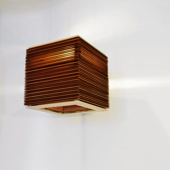 paper | cardboard pendant lamp