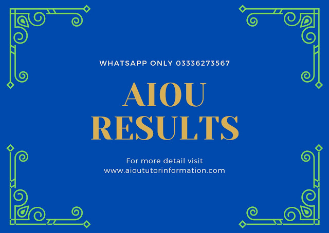 AIOU-Results-current-previous-semester-Autumn-Spring